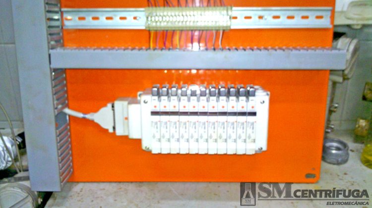 Valvulas Instaladas em Painéis